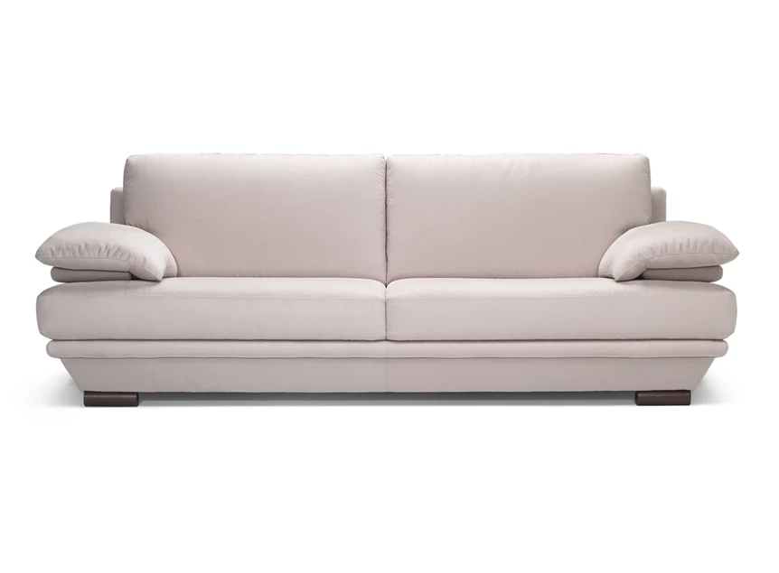 Canapé 3-zit Plaza 2030 leder wit Natuzzi Italia