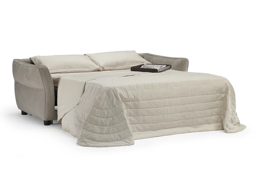 Open matras Slaapbank Notturno 2784 stof beige Natuzzi Italia