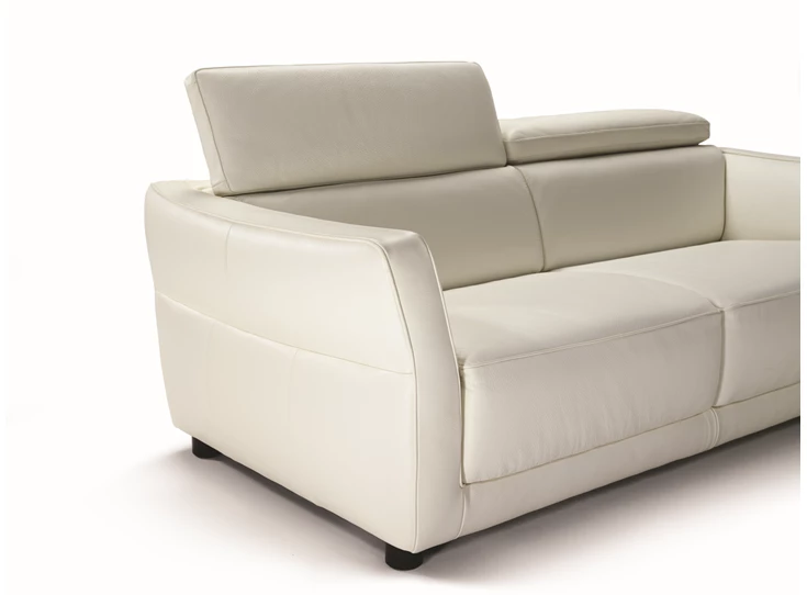 Detail Slaapbank Notturno 2784 leder wit Natuzzi Italia