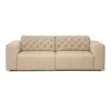 Front Sofa canapé Skyline 3150 leder beige Natuzzi Italia