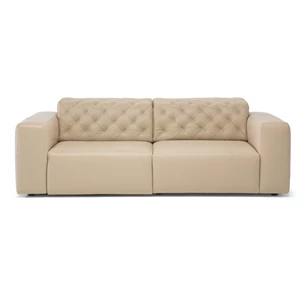 Front Sofa canapé Skyline 3150 leder beige Natuzzi Italia