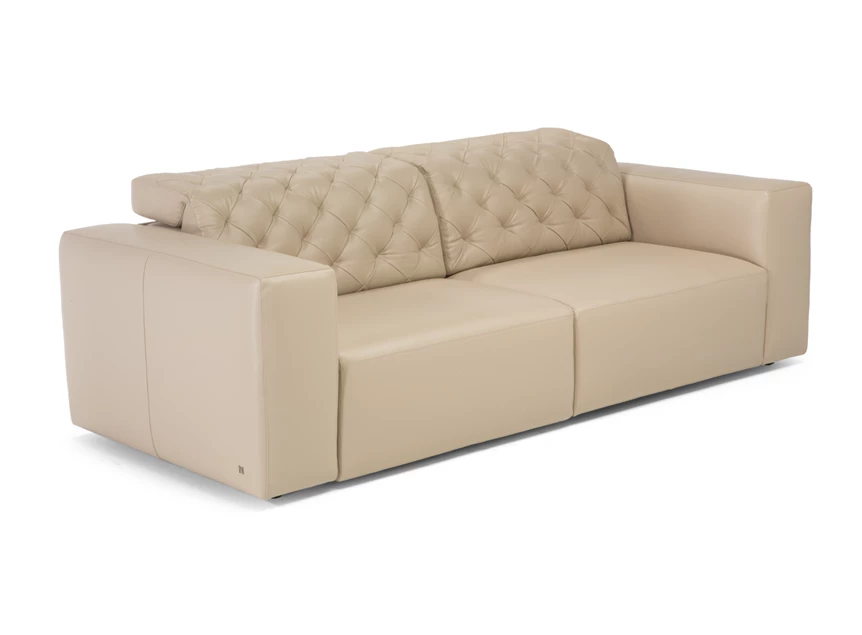Sofa canapé Skyline 3150 leder beige Natuzzi Italia