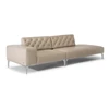 Canapé open eiland Skyline 3150 leder beige Natuzzi Italia