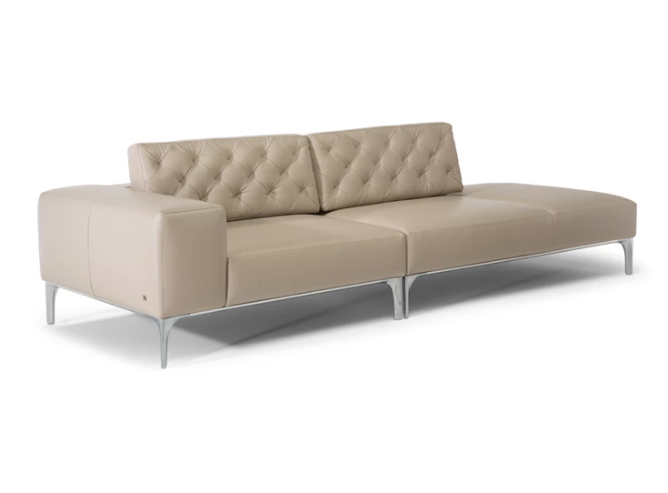 Canapé open eiland Skyline 3150 leder beige Natuzzi Italia