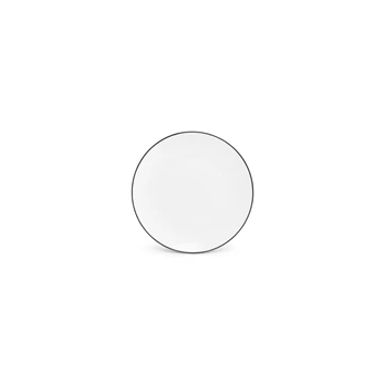 Coupe Black Rim plat bord- Ø24cm- basic white