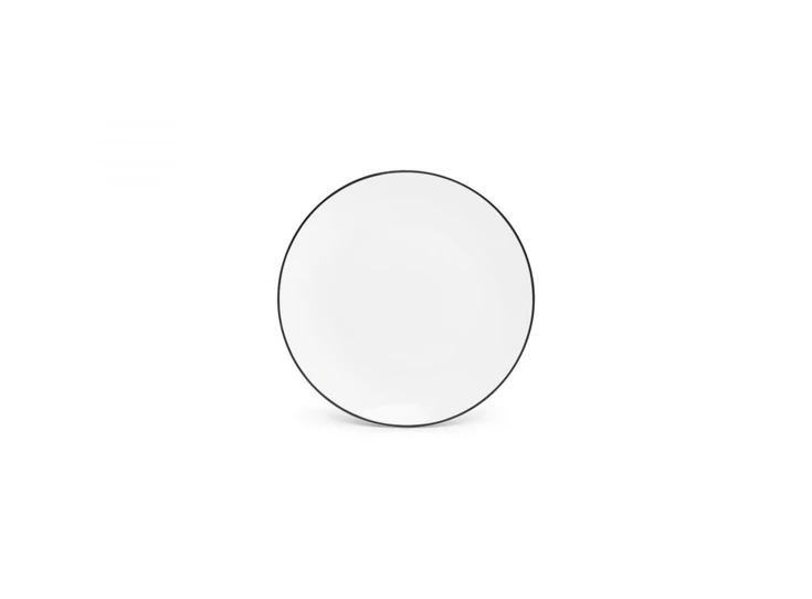 Coupe Black Rim plat bord- Ø24cm- basic white