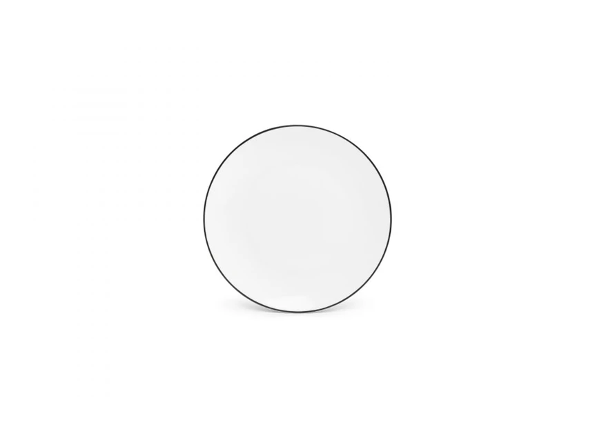 Coupe Black Rim plat bord- Ø24cm- basic white