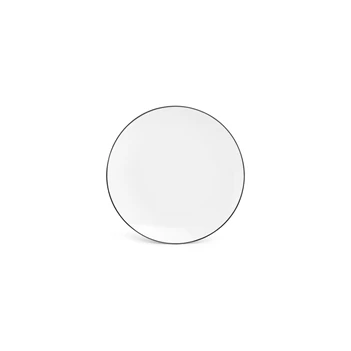 Coupe Black Rim plat bord- Ø26,5cm- basic white