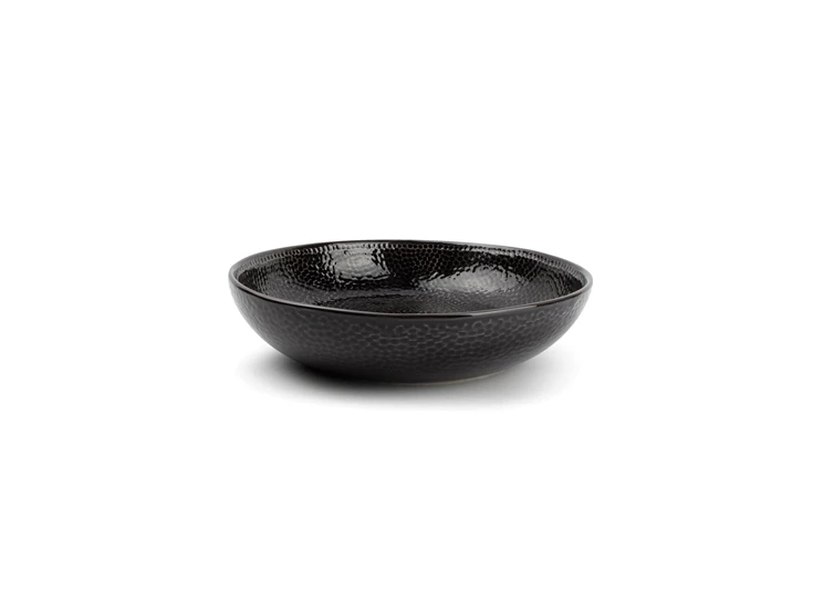 Mielo- diep bord- Ø21,5xh5cm- zwart