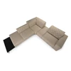 Bovenkant Hoekzetel Skyline 3150 open eiland leder beige Natuzzi Italia