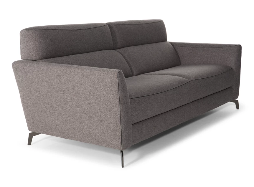 Zijkant Sofa 3-zit Stan 3035 stof grijs Natuzzi Italia