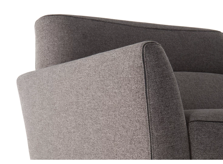 Armleuning Sofa 3-zit Stan 3035 stof grijs Natuzzi Italia