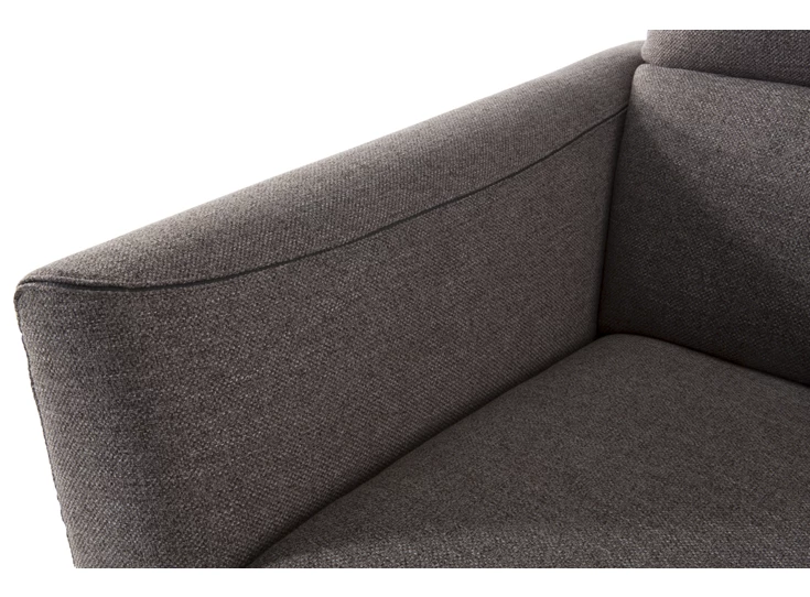 Stiknaad Sofa 3-zit Stan 3035 stof grijs Natuzzi Italia