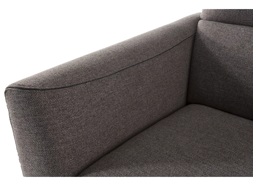 Stiknaad Sofa 3-zit Stan 3035 stof grijs Natuzzi Italia