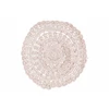 Crochet placemat- wit- Ø35- katoen
