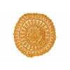 Crochet placemat- oker- Ø35cm- katoen