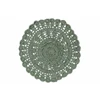 Crochet placemat- groen- Ø35cm- katoen