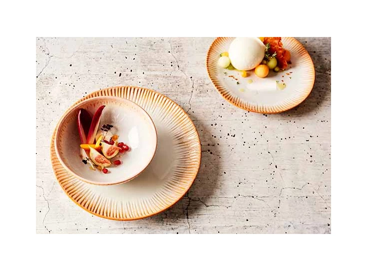 Listra -beach-plat-bord Ø25cm sfeerbeeld