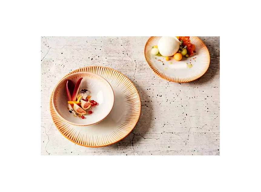 Listra -beach-plat-bord Ø25cm sfeerbeeld