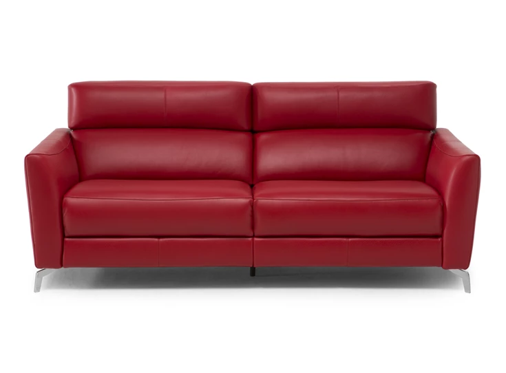 Canapé 3-zit Stan 3035 met relaxen leder rood Natuzzi Italia