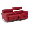 Verstelbaar Canapé 3-zit Stan 3035 met relaxen leder rood Natuzzi Italia