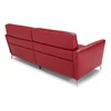 Achterkant Canapé 3-zit Stan 3035 met relaxen leder rood Natuzzi Italia