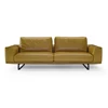 Salon canapé 3-zit Tempo 2834 leder geel Natuzzi Italia