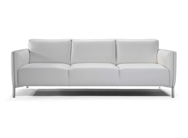 Sofa canapé 3-zit Tratto 2811 leder wit Natuzzi Italia