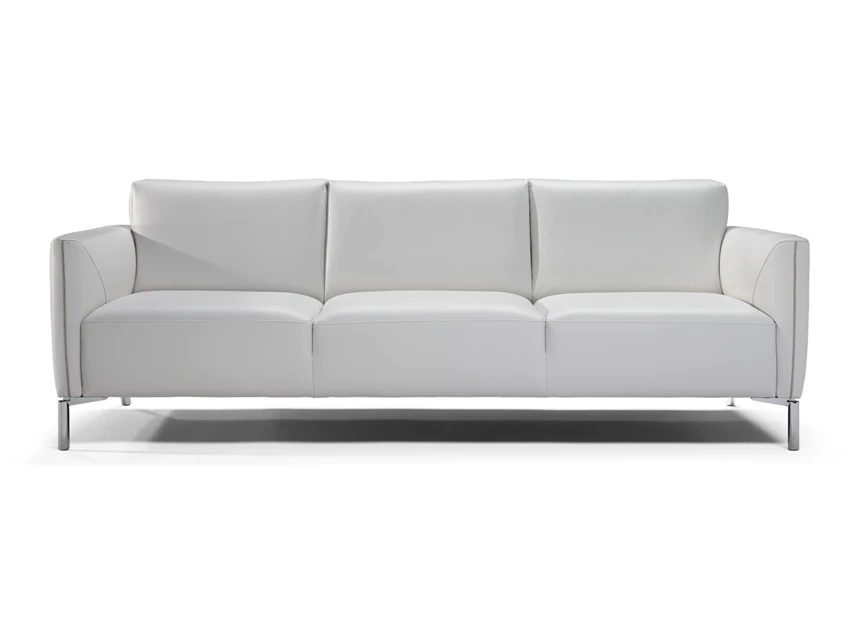 Sofa canapé 3-zit Tratto 2811 leder wit Natuzzi Italia