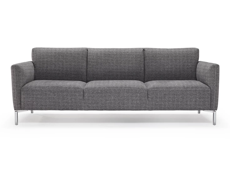 Sofa canapé 3-zit Tratto 2811 stof grijs Natuzzi Italia