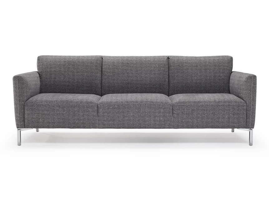 Sofa canapé 3-zit Tratto 2811 stof grijs Natuzzi Italia