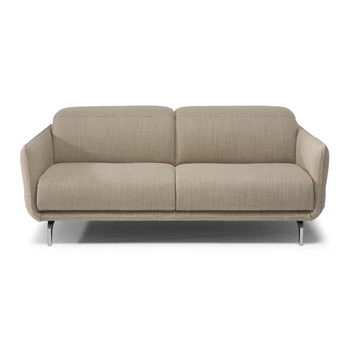 Front Zetel 3-zit Valzer 3222 stof zandkleur Natuzzi Italia