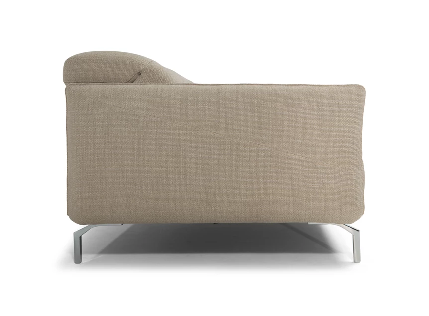 Zijde Zetel 3-zit Valzer 3222 stof zandkleur Natuzzi Italia