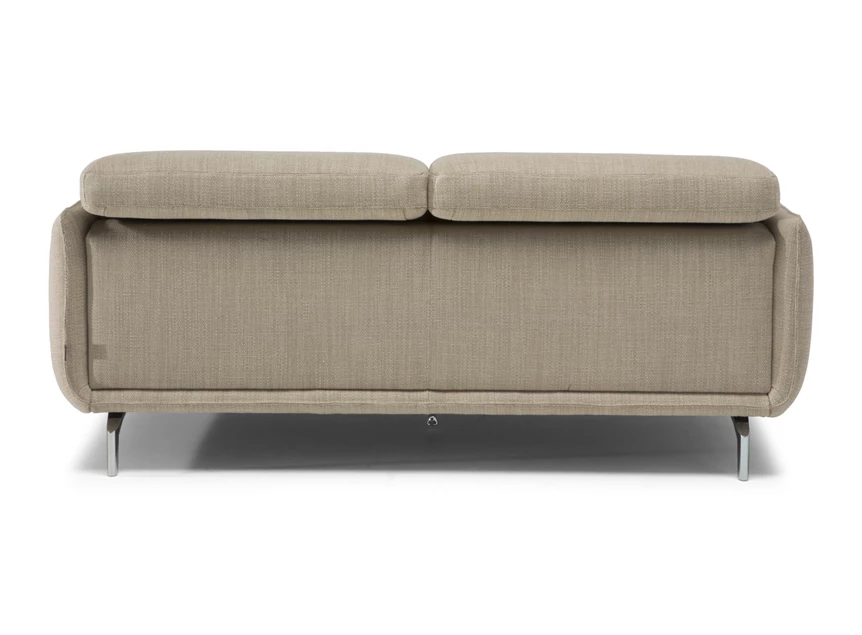Achterkant Zetel 3-zit Valzer 3222 stof zandkleur Natuzzi Italia