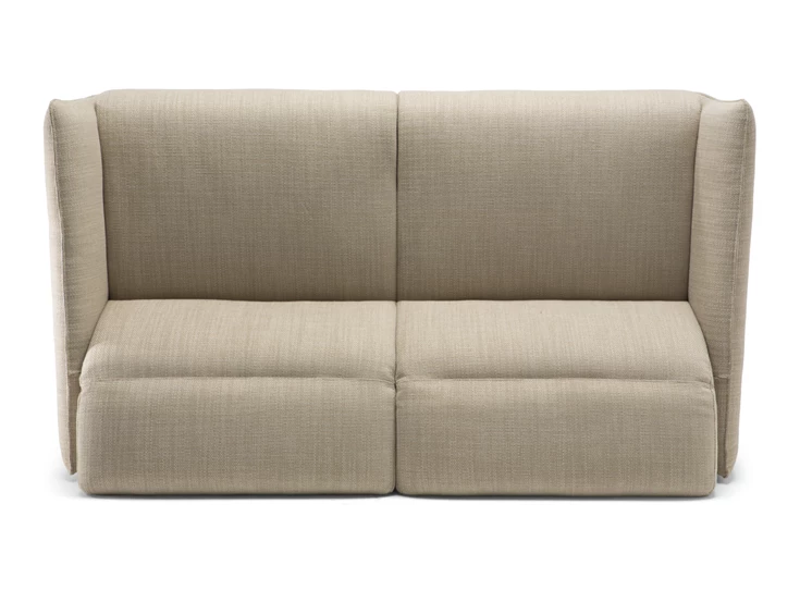 Bovenkant Zetel 3-zit Valzer 3222 stof zandkleur Natuzzi Italia