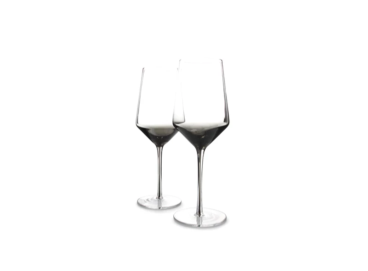 852820 Wijnglas 51cl smoked Secrets set/2 beiden
