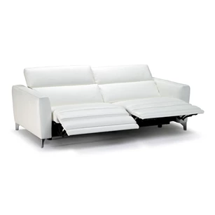 Canapé salon 3-zit Volo 2811 relaxen leder wit Natuzzi Italia