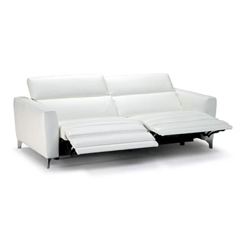 Canapé salon 3-zit Volo 2811 relaxen leder wit Natuzzi Italia