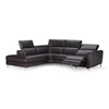 Hoeksalon Volo 2821 met relax leder zwart Natuzzi Italia