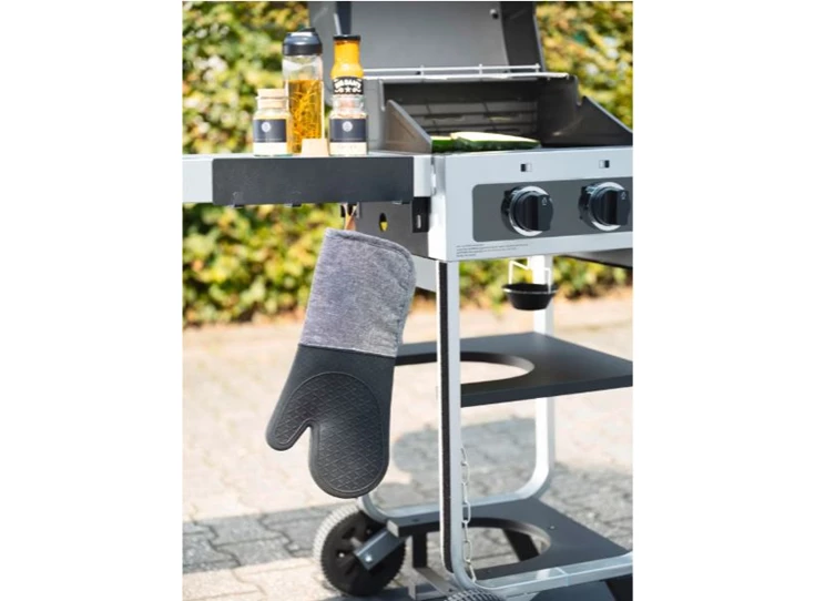 Ada ovenwant- silicone- zwart- set2- sfeerbeeld