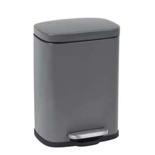 Leno afvalemmer- 5L- easy close- grijs