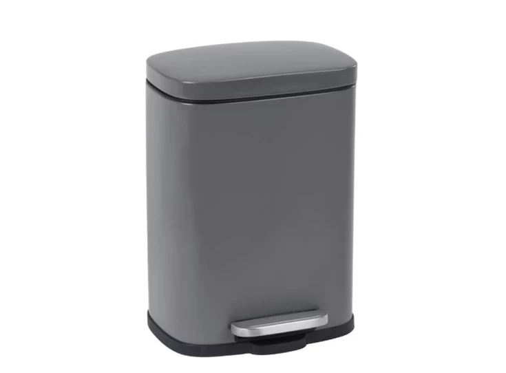 Leno afvalemmer- 5L- easy close- grijs