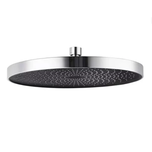 Softwater regendouche- Ø260- chroom/zwart