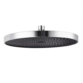 Softwater regendouche- Ø260- chroom/zwart