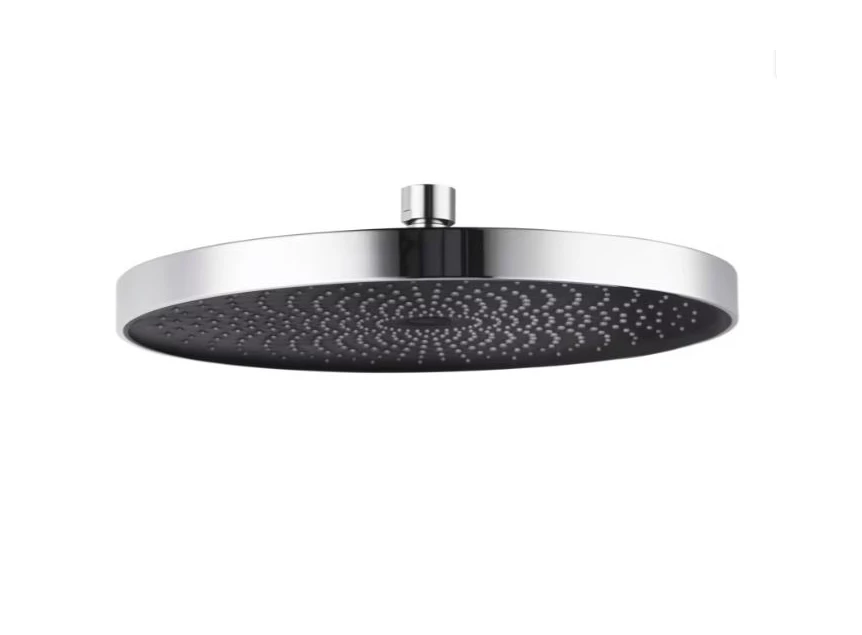 Softwater regendouche- Ø260- chroom/zwart