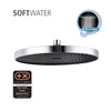 Softwater regendouche- Ø260- chroom/zwart- info