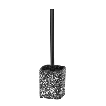 Terrazzo toiletborstelhouder- zwart