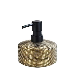 Rivara zeepdispenser- keramisch- goud