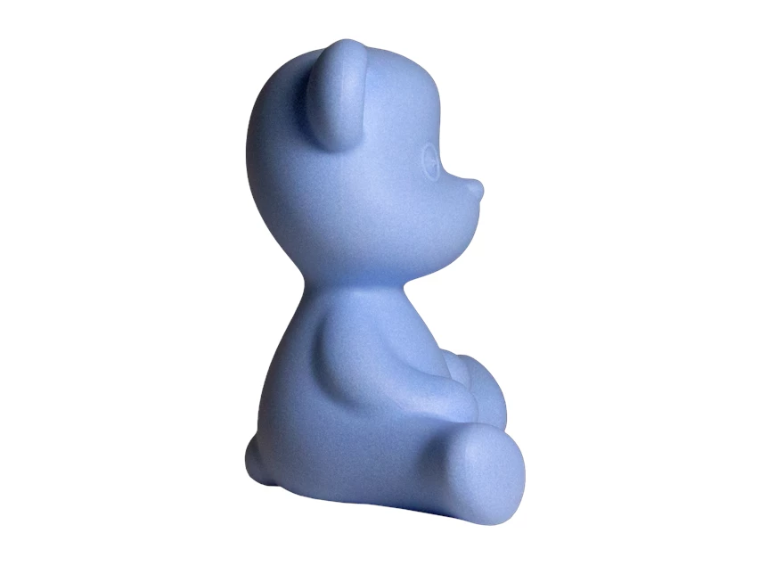 Zijkant Tafellamp Teddy Boy Light Blue Mix 24001LB Qeeboo