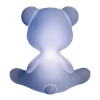 Achterkant licht aan Tafellamp Teddy Boy Light Blue Mix 24001LB Qeeboo